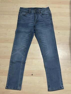 Indigo Beast Mens Slim Straight Jeans (30x32)